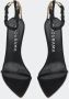 Hibourama Elegante satijnen sandalen met kristallen band Black Dames - Thumbnail 2