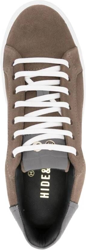 Hide&Jack Essence Oil Low Top Sneaker Beige Heren