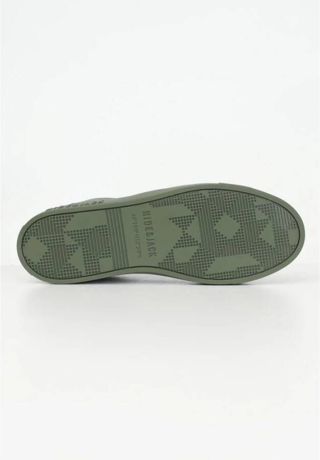 Hide&Jack Groene lage profiel sneakers Essence Double Green Heren