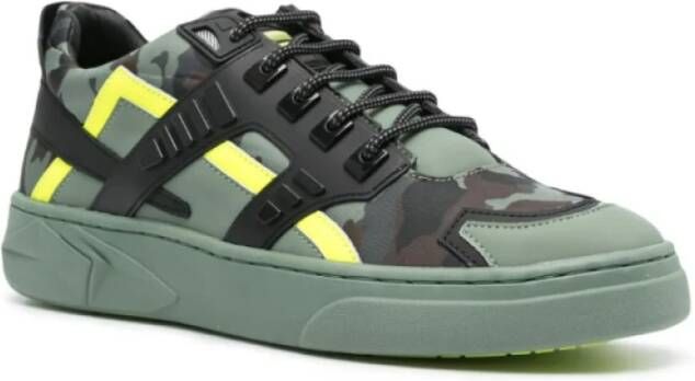 Hide&Jack Militaire Sneakers Mini Silverstone Green Heren