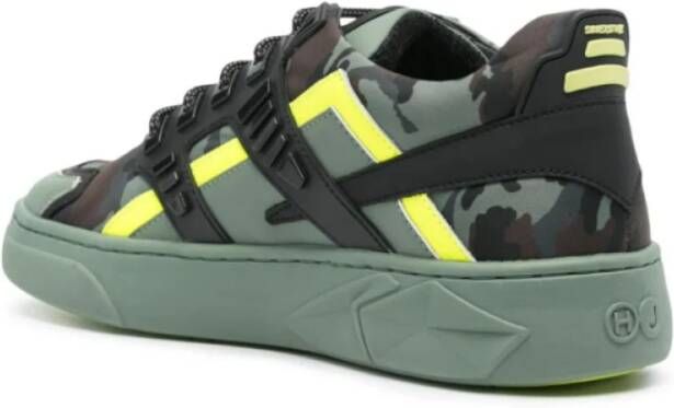 Hide&Jack Militaire Sneakers Mini Silverstone Green Heren