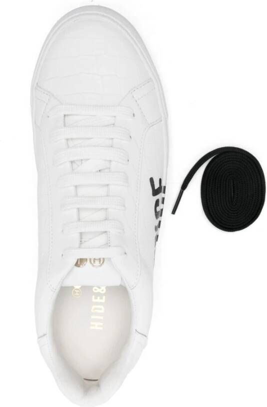 Hide&Jack Witte Lage Top Sneaker Essence White Heren