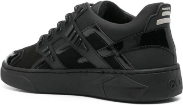 Hide&Jack Zwarte Sneakers Mini Silverstone Black Heren