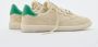 Hidnander Italiaanse Tennis Retro Schoen Sand Dollar Groen Beige Heren - Thumbnail 3