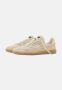 Hidnander Leren lage sneaker met rubberen zool Beige Heren - Thumbnail 3