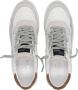 Hidnander Leren sneakers met metallic details White Dames - Thumbnail 5