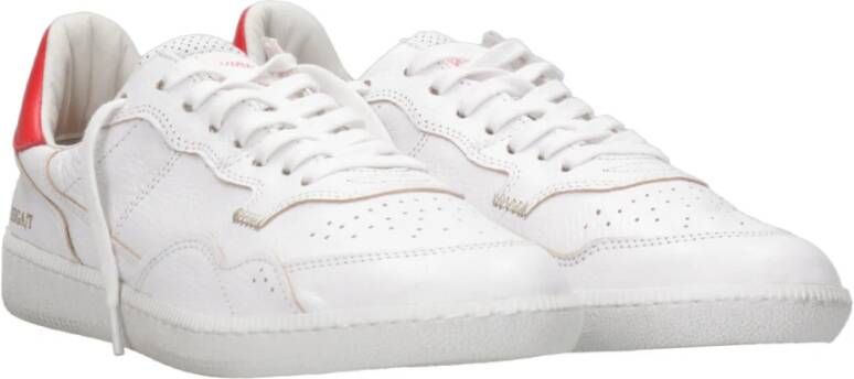 Hidnander Retro Leren Sneakers White Heren