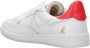 Hidnander Retro Leren Sneakers White Heren - Thumbnail 4