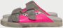 Hidnander Roze en grijze sandalen Sundl model Multicolor Dames - Thumbnail 5