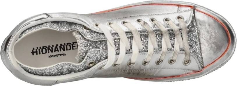 Hidnander Sneakers Zilver Gray Dames