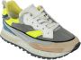 Hidnander Fluor Sneakers met Chic Taupe Neus Multicolor Dames - Thumbnail 2