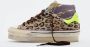 Hidnander Starless High Platform Leopard Canvas Brown Dames - Thumbnail 4