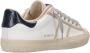 Hidnander Starless Lage Leren Canvas Sneakers White Heren - Thumbnail 3