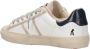 Hidnander Starless Lage Leren Canvas Sneakers White Heren - Thumbnail 4