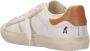 Hidnander Starless Lage Leren Canvas Sneakers White Heren - Thumbnail 4