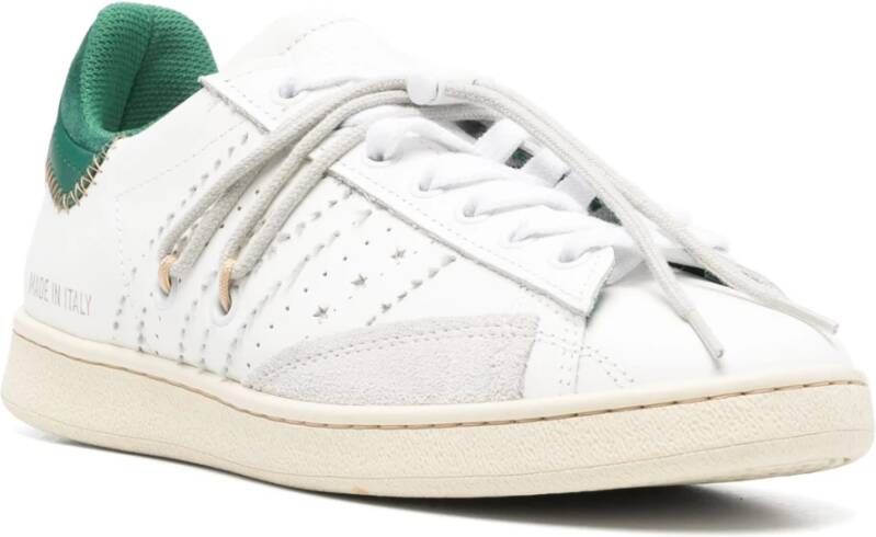 Hidnander Streeploze Ultieme Dubbele Sneakers White Dames