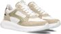 Hip Meisjes Lage Sneakers Beige Leer Suède Beige Dames - Thumbnail 3