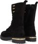 Hip H1431 Veterboots Laarzen Met Veters Meisjes Zwart - Thumbnail 5