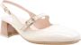 Hispanitas Elegante Mary Jane Slingback Hakken Beige Dames - Thumbnail 3