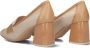 Hispanitas Pumps Stiletto Dames Damesschoenen Leer hoogte CHV243453 Beige combi - Thumbnail 7