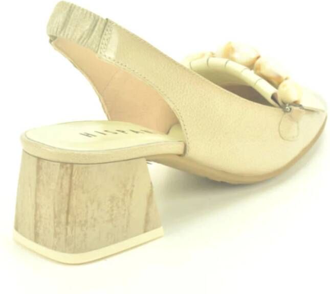 Hispanitas Beige Stenen Stijlvolle Schoenen Beige Dames