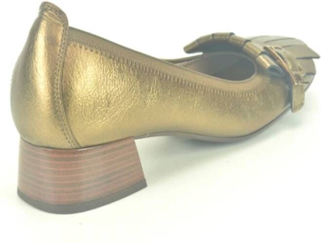 Hispanitas Bronze Pump with Pad Brown Dames