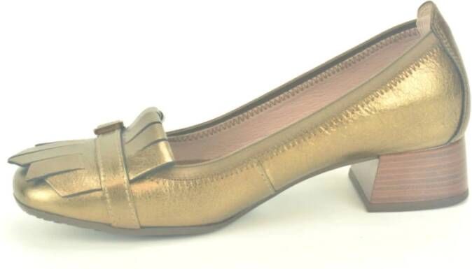 Hispanitas Bronze Pump with Pad Brown Dames