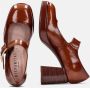 Hispanitas Bruin leren Mary Jane pumps Brown Dames - Thumbnail 5