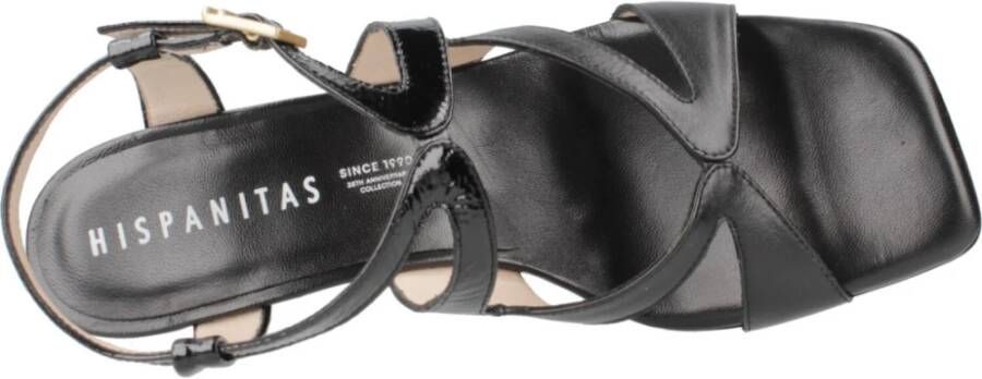 Hispanitas Elegante Hak Sandalen voor Vrouwen Black Dames