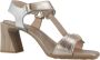 Hispanitas Elegante High Heel Sandalen Brown Dames - Thumbnail 5