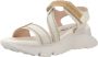 Hispanitas Stijlvolle Platte Sandalen voor de Zomer Beige Dames - Thumbnail 3