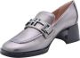 Hispanitas Metallic grijze Milan mocassin schoen Gray Dames - Thumbnail 5