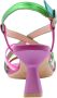 Hispanitas Multi Color Leren Jurk Sandalen Multicolor Dames - Thumbnail 8