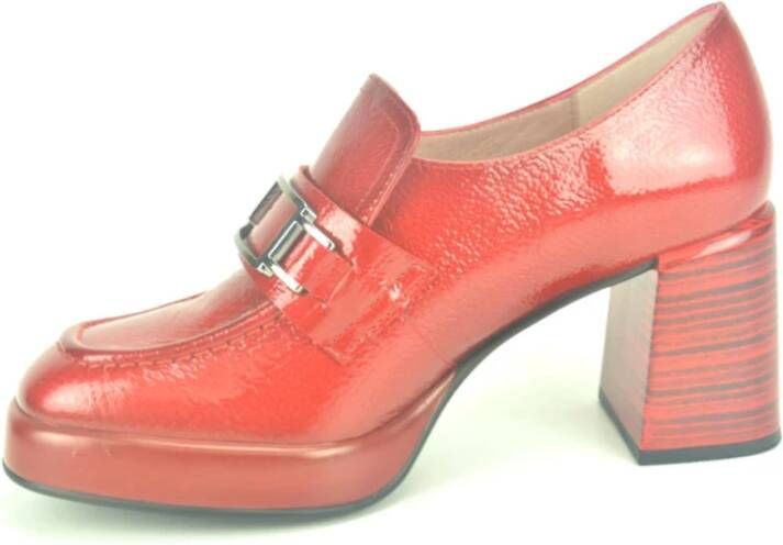 Hispanitas Kanten Moccassin in Rood Red Dames