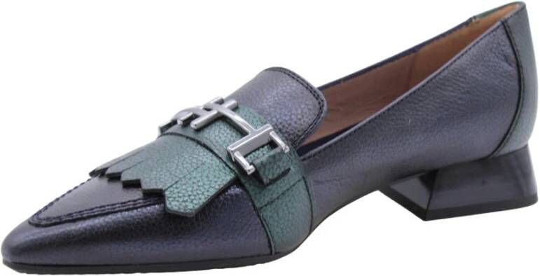 Hispanitas Klassieke Mocassin Schoenen Blue Dames