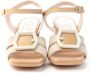 Hispanitas Mallorca Sandaal 70mm Hak Leer Beige Dames - Thumbnail 5