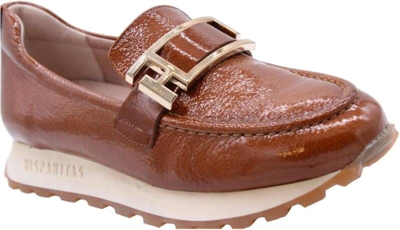 Hispanitas Marvat Loafer Schoenen Brown Dames