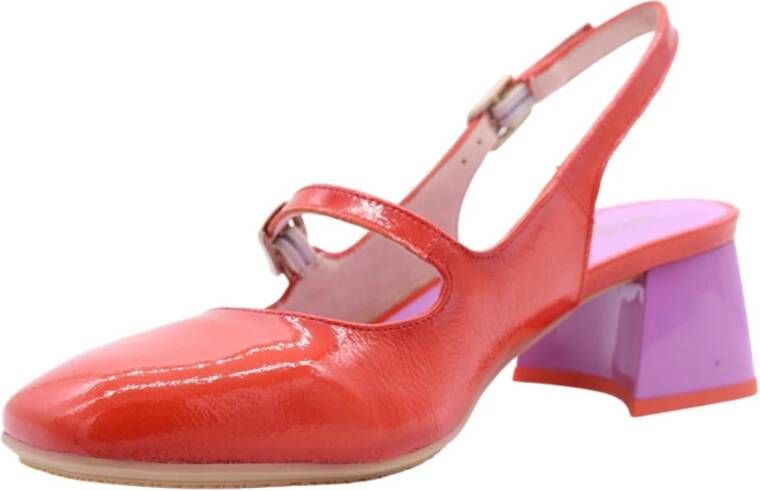 Hispanitas Mary Jane Slingback Schoenen Red Dames