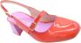 Hispanitas Mary Jane Slingback Schoenen Red Dames - Thumbnail 7