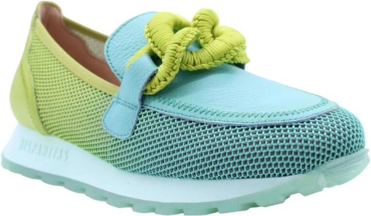 Hispanitas Chic Mocassin Loafers voor Vrouwen Blue Dames