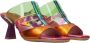 Hispanitas Multi Kleur Leren Jurk Sandalen Multicolor Dames - Thumbnail 5