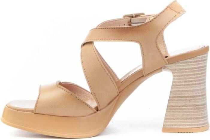 Hispanitas Plateau Sandaal Tahiti voor Vrouwen Beige Dames