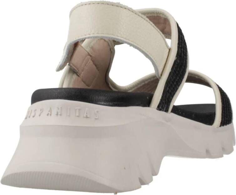 Hispanitas Platte sandalen voor dames Black Dames