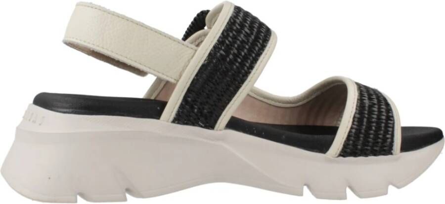 Hispanitas Platte sandalen voor dames Black Dames