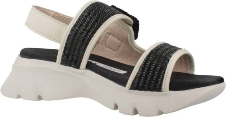 Hispanitas Platte sandalen voor dames Black Dames