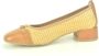 Hispanitas Raffia Pump met Camel Detail Brown Dames - Thumbnail 3