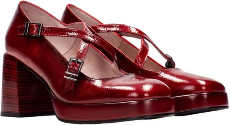 Hispanitas Rode Jurk Damesalon Schoenen Red Dames