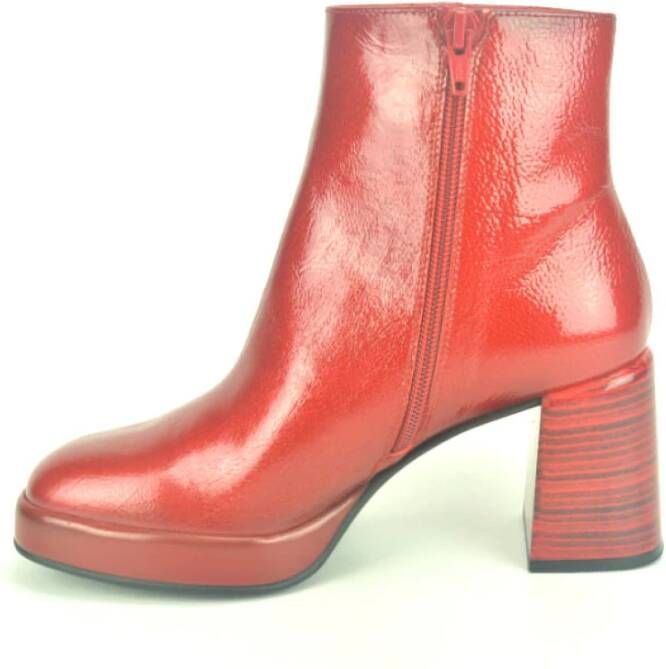 Hispanitas Rode Kant Bootie Red Dames