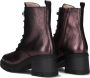 HISPANITAS Veterboots Dames Hi243605 Maat: 39 Materiaal: Leer Kleur: Rood - Thumbnail 4