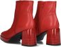 Hispanitas Rode Leren Enkellaarzen Hi243674 Red Dames - Thumbnail 10